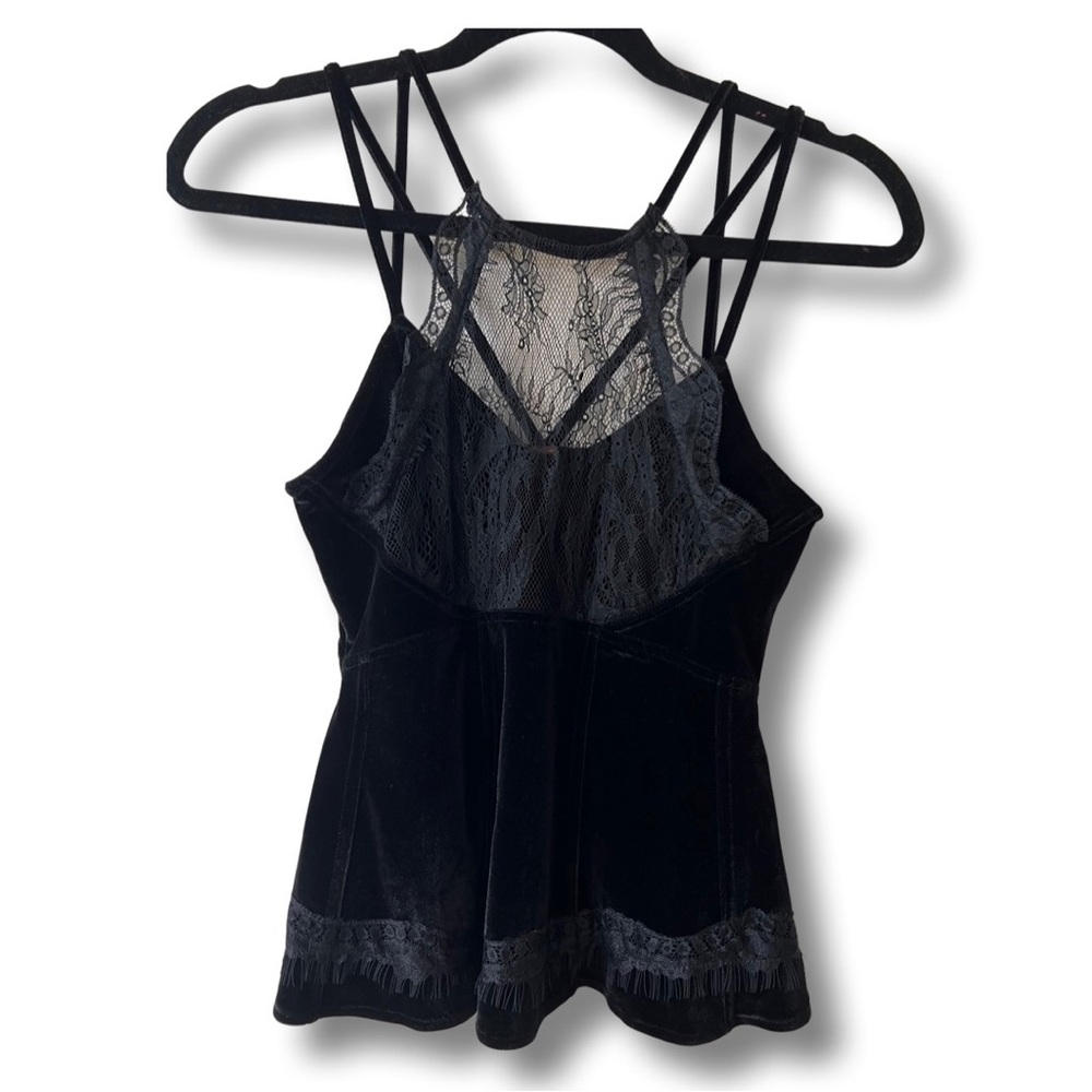 Free People Velvet Lace Tank top